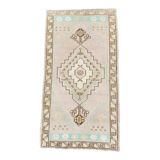 Turkish Oushak Rug 4' x 6' #17057 For Sale