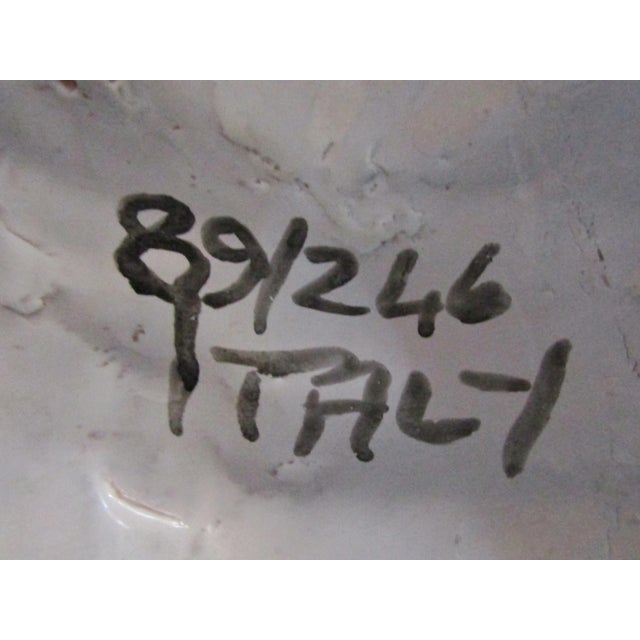 Monumental Italian White Glazed Terra Cotta Eagle Sculpture Circa 1960s For Sale - Image 17 of 17