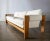 Wood 1960s Sling Sofa by Jules Heumann for Metropolitan Furniture Oak and Boucle For Sale - Image 7 of 10