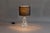 Small sized mid-century crystal glass table lamp. Re-wired and tested. Shade not included. France circa 1960. UK Plug (up...