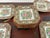 Ceramic Antique Canton Rose Thousand Butterflies Porcelain Plates, Set of Ten For Sale - Image 7 of 12