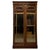 Antique Early 20th Century English Edwardian Walnut Wardrobe For Sale - Image 4 of 10