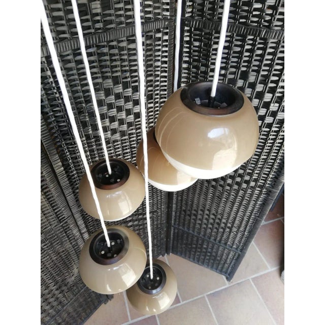 Vintage Glass Pendant, 1960s For Sale - Image 9 of 16