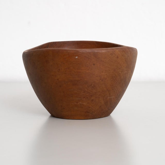 Modern Scandinavian Wooden Center Vase, 1950s For Sale - Image 10 of 16
