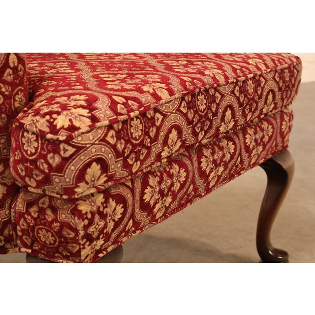 Smith & Watson Queen Anne Style Pair of Wing Chairs For Sale - Image 15 of 18