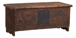 Antique Folk Art Style Chest, 1920s