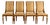 Karges French Regency Louis XVI Carved Walnut and Gold Gilt Dining Chairs | Set of Four For Sale