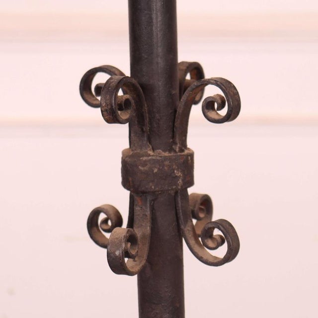 Italian Floor-Standing Altar Candleholder For Sale - Image 6 of 8