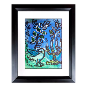 Marc Chagall Lithograph Limited Edition Original 1962 W/Cat .Ref.c49 W/Frame