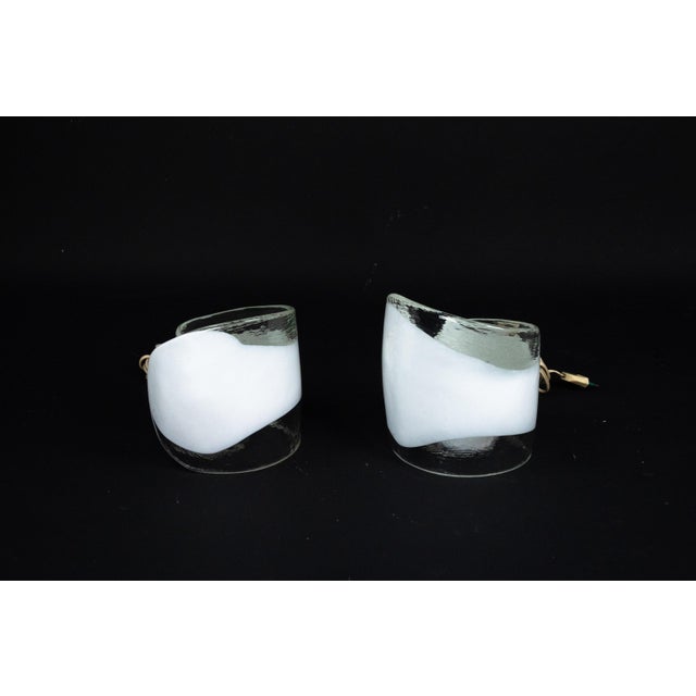 1970s Murano Glass Table Lamps from La Murrina, Italy, 1970s, Set of 2 For Sale - Image 5 of 14
