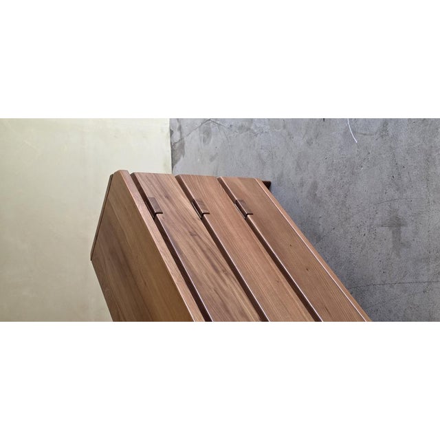 Brown Elm Chest of Drawers by Luigi Gorgoni, 1970s For Sale - Image 8 of 14