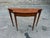 Late 20th Century Vintage Hepplewhite Style Mahogany and Burled Wood Inlaid Console Table For Sale - Image 5 of 17