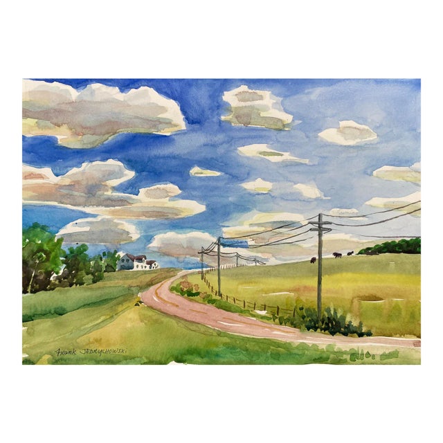 1992 Frank Jędrychowski Prince Edward Island Watercolor For Sale