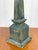 Vintage Traditional Verdigris Metal Garden Obelisk - 24" For Sale - Image 9 of 10