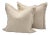 Antique Belgian Linen Pillows- a Pair For Sale