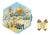 Late 20th Century Hand-Painted Limoges Porcelain Jerusalem Box – Dome of the Rock Scene With Torah Scroll Interior, Artist Proof For Sale
