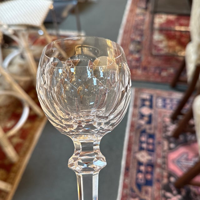 Waterford Curraghmore Hock Wine Glasses, Set of Six For Sale In San Francisco - Image 6 of 12