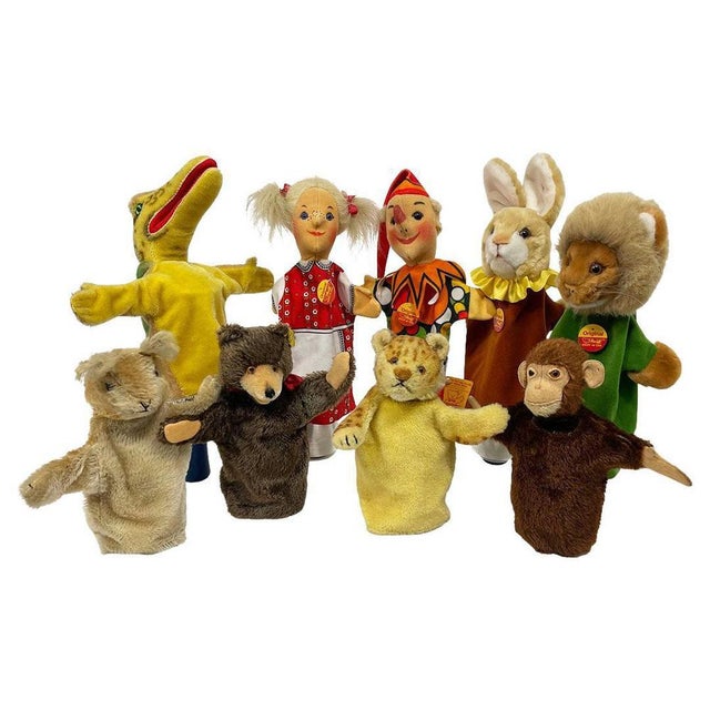 Hand Puppet Collection from Steiff, Set of 9 For Sale - Image 13 of 13