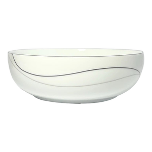 Mikasa “Threads” Round Bone China Serving Bowl