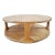 Salvaged Natural Elm Round Coffee Table For Sale - Image 4 of 10