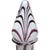 Beautiful vintage Murano hand blown silver flecks and purple swirl over white Italian art glass decanter. Created in the...