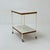 White Mid-Century Danish Teak and Chrome Serving Trolley, 1970s For Sale - Image 8 of 11