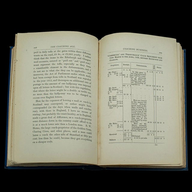 1888's Antique Hard Bound Book the Coaching Age For Sale - Image 9 of 12