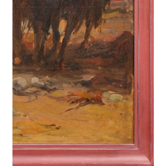 1910s Charles Fouqueray, Seaweed Gatherers in Brittany, 1910, Oil on Canvas, Framed For Sale - Image 5 of 18