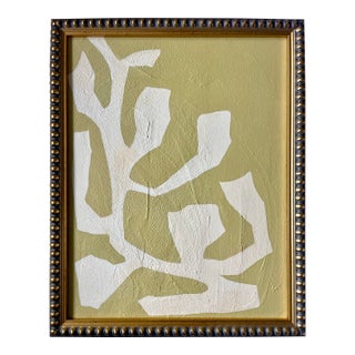 2026 "Aurora" Abstract Botanical Painting on Canvas by Artist r.k. Red For Sale