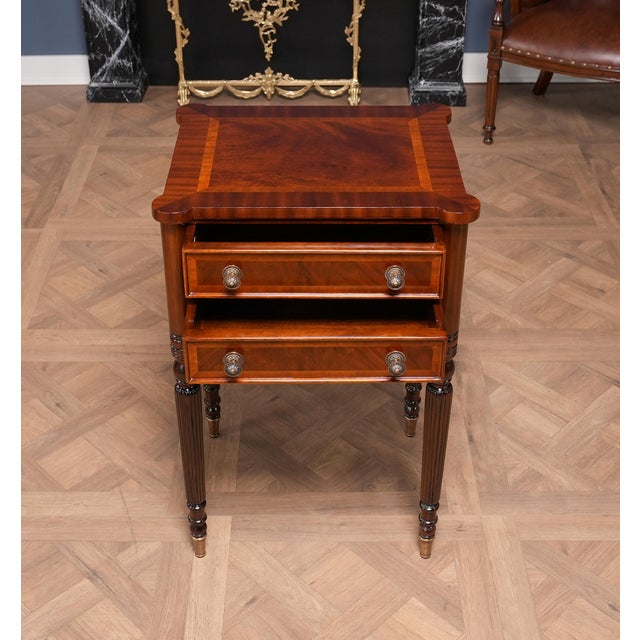 2020s Sheraton End Table For Sale - Image 5 of 10