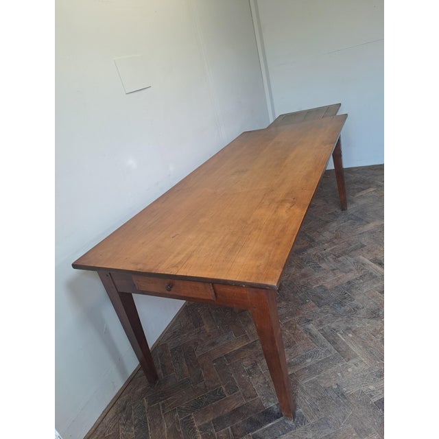 Antique French Cherrywood Farmhouse Table, 1860 For Sale - Image 6 of 10