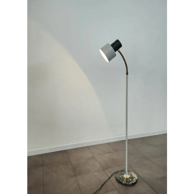 Italian Floor Lamp in Brass Aluminum from Stilux Milano, 1950s For Sale - Image 4 of 13