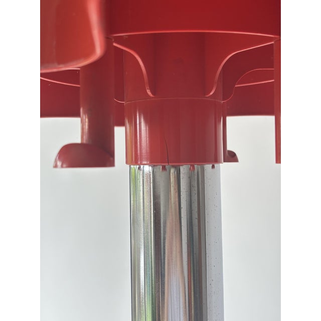 Red Space Age Coat Rack by Lucci & Orlandini for Velca, 1970 For Sale - Image 8 of 11