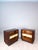 Pair of Italian nightstands attributed to Osvaldo Borsani, distinguished by their refined construction and particularly...