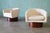 Mid-Century Modern 1960s Milo Baughman for Thayer Coggin Rosewood and Heavy Boucle Swivel Chairs For Sale - Image 3 of 14
