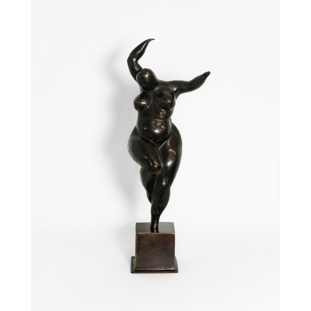 2010s "The Dancer" Contemporary Bronze Sculpture For Sale - Image 5 of 6