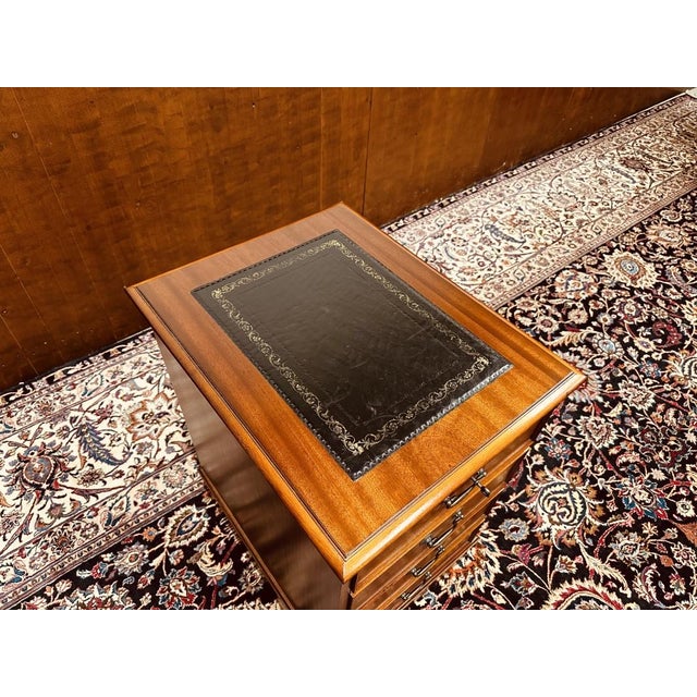 Vintage English Chesterfield Chest of Drawers For Sale - Image 11 of 13