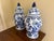 Chinoiserie Chinoiserie Large Blue and White Porcelain Ginger Jars, Pair For Sale - Image 3 of 8