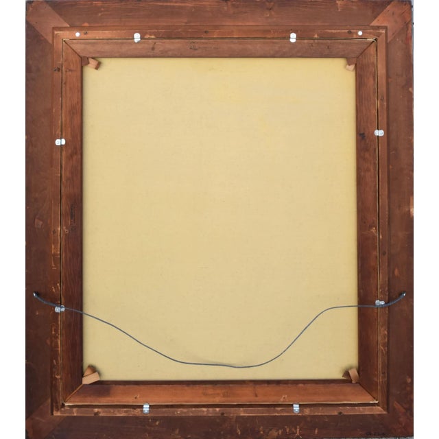 Textile 1920s Mother and Child by H. Willard Ortlip With Newcomb Macklin Giltwood Frame For Sale - Image 7 of 8