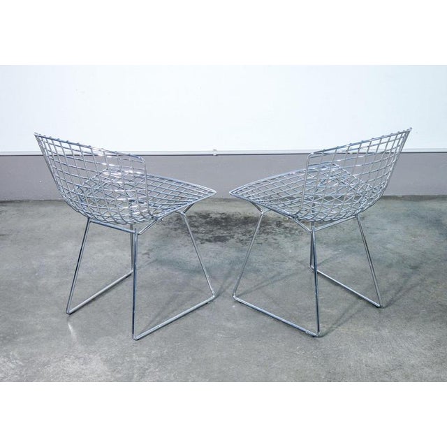 1950s Model 420 Chairs by H. Bertoia for Knoll, 1952, Set of 4 For Sale - Image 5 of 18