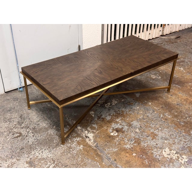 Contemporary Bassett Furniture Axel Coffee Table For Sale - Image 3 of 12