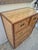 Boho Chic Vintage Itailian Grasscloth and Faux Bamboo Chest of Drawers For Sale - Image 3 of 7