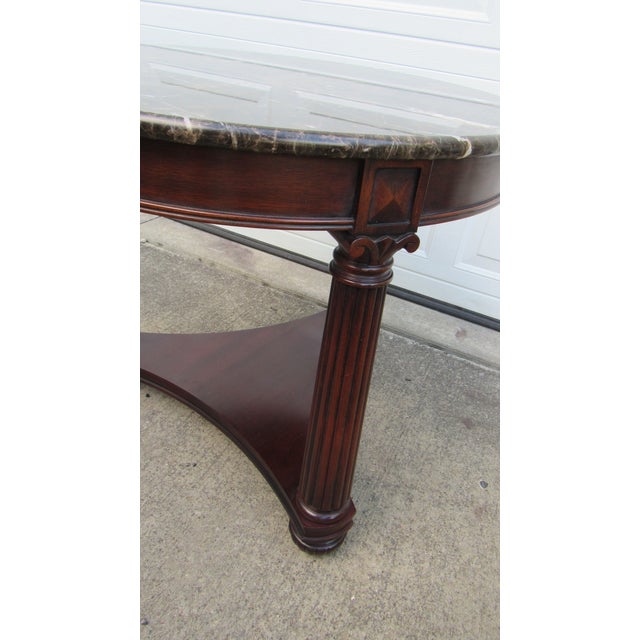 Item: Henkel Harris Table Details: Rare Marble Item From Henkel Harris Great Designer Look/Quality Piece Nice Base Signed...