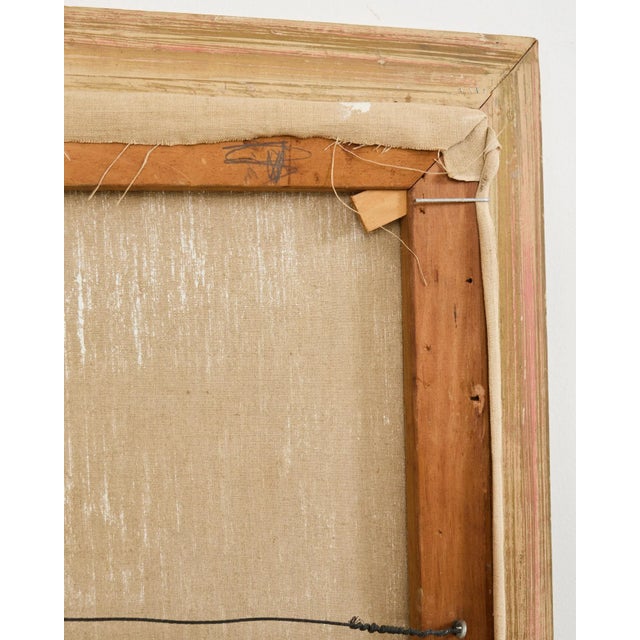 Mid-Century Modern Italian School Portrait of a Lady For Sale - Image 17 of 18