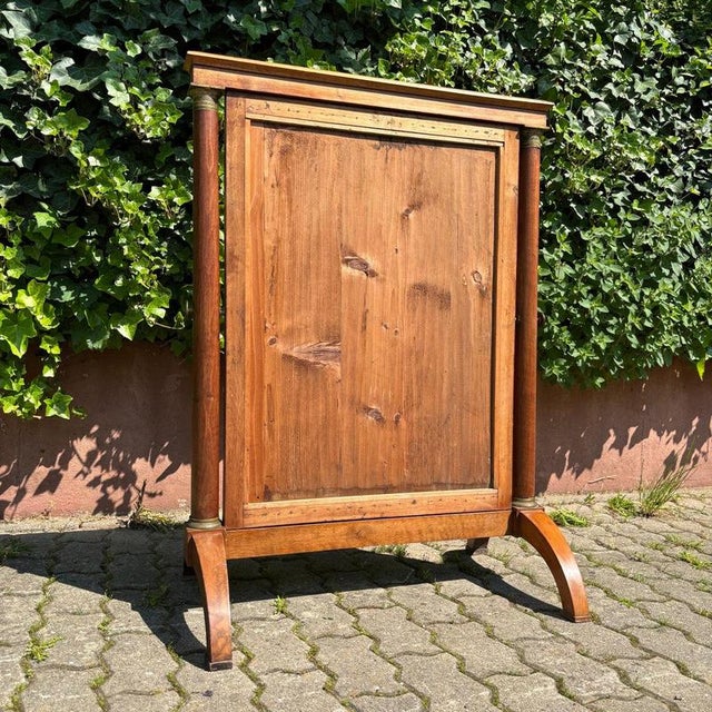 Empire Standing Mirror in Walnut For Sale - Image 11 of 12