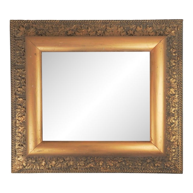 Antique Late 19th Century Ornate Giltwood Picture Frame For Sale