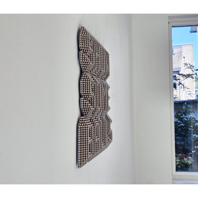 Wall Mounted Heavy Metal Sculpture from Jan Paul For Sale - Image 11 of 18
