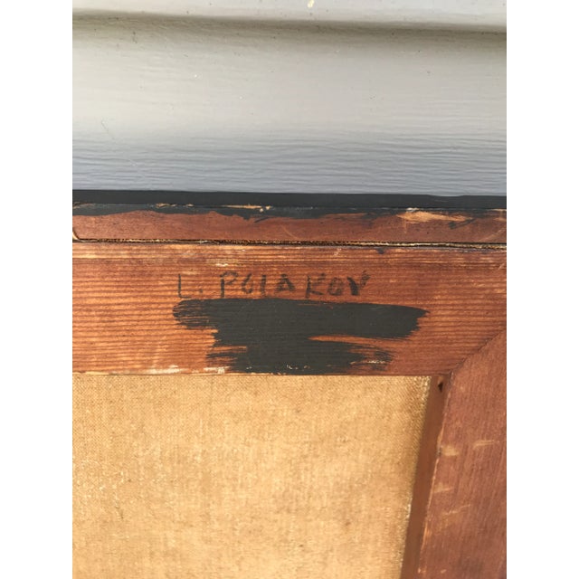 Vintage Mid Century Modern Original Abstract Nude Pineapple Oil Painting Amazing Vintage Find Unique Mid Century Painting...