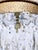 1950s Vintage Brass Crystal Basket Chandelier With Ornate Floral Detailing Frame For Sale - Image 5 of 10