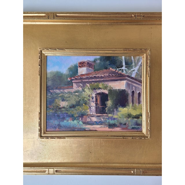 Ron Chesley Plein Air Oil Painting of the Old Mill in San Marino, California For Sale - Image 4 of 12